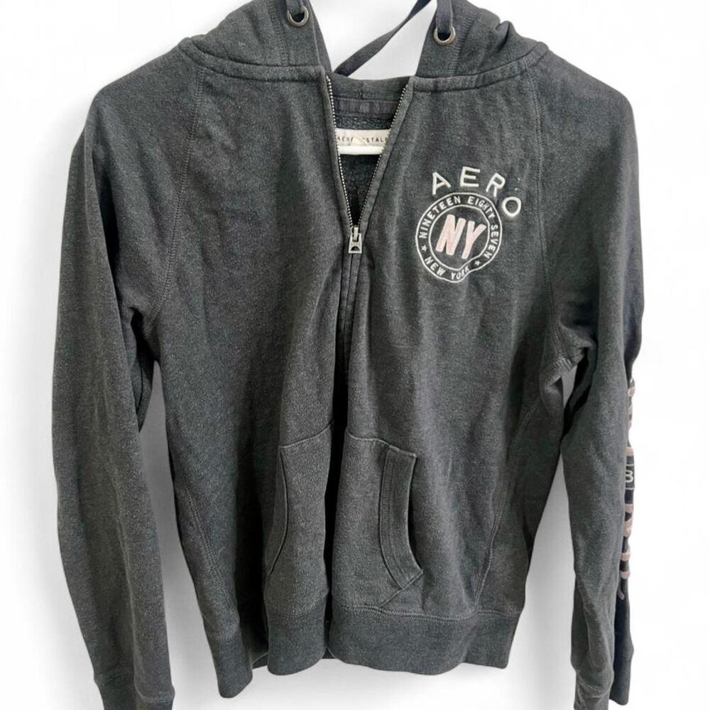 Y2k aeropostale ny zip up